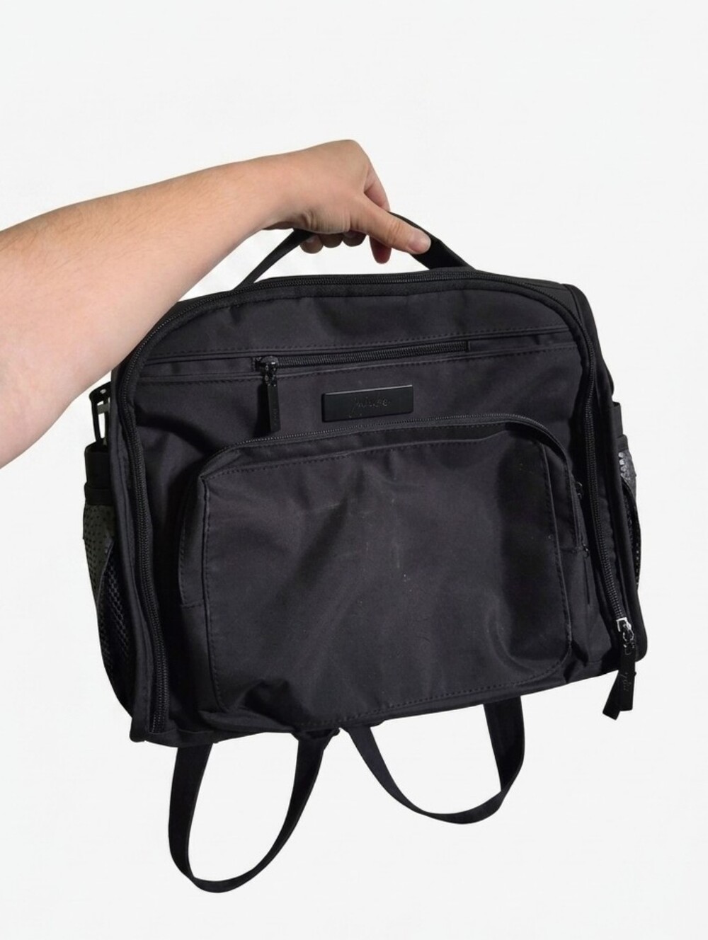 Ju-Ju-Be B.F.F. Diaper Bag Baby Bag Backpack Messenger Convertible - Black Out